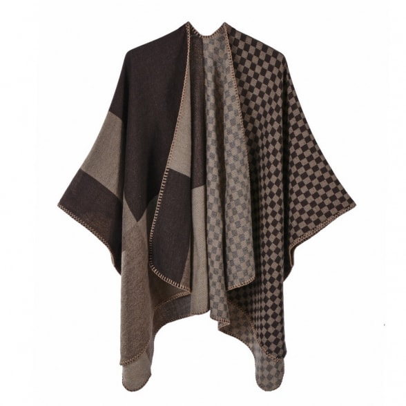 Poncho Lina - Marron 